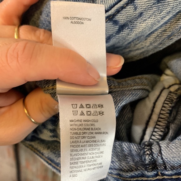 Lucky Brand The Trucker Distressed Med-Wash Button Up Jean Jacket Size 2X - Picture 6 of 9